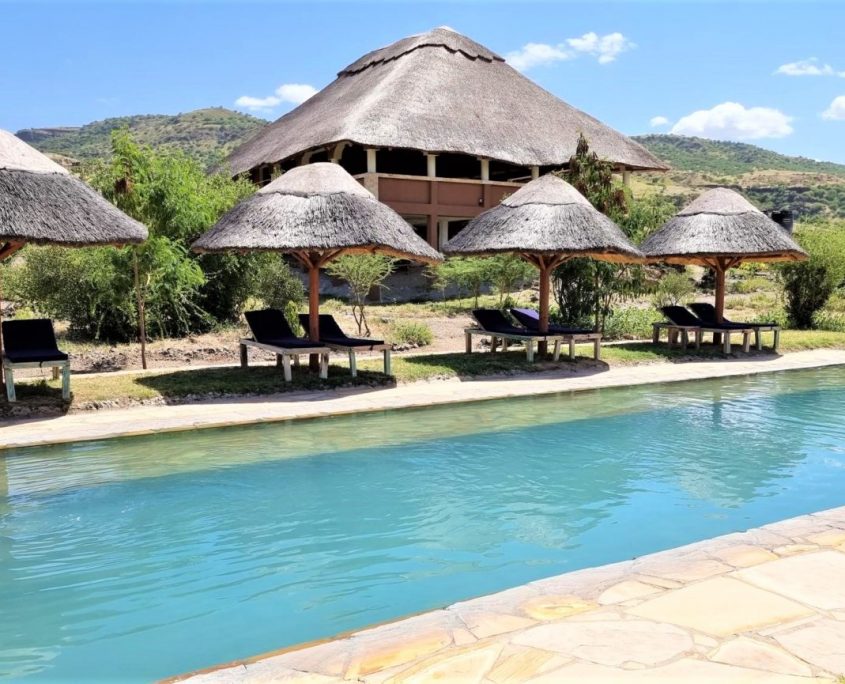 Fantastica piscina all'Africa Safari Lake Natron Lodge